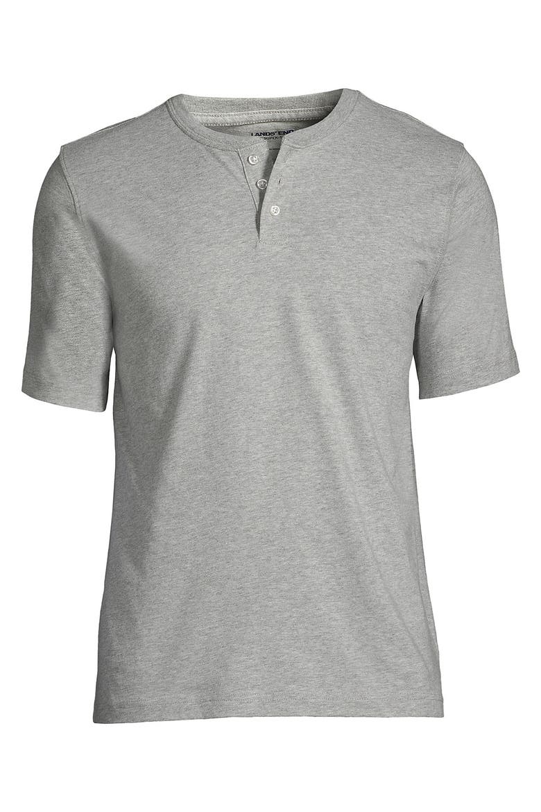 Short Sleeve Super-T Henley, Alternate, color, Gray Heather