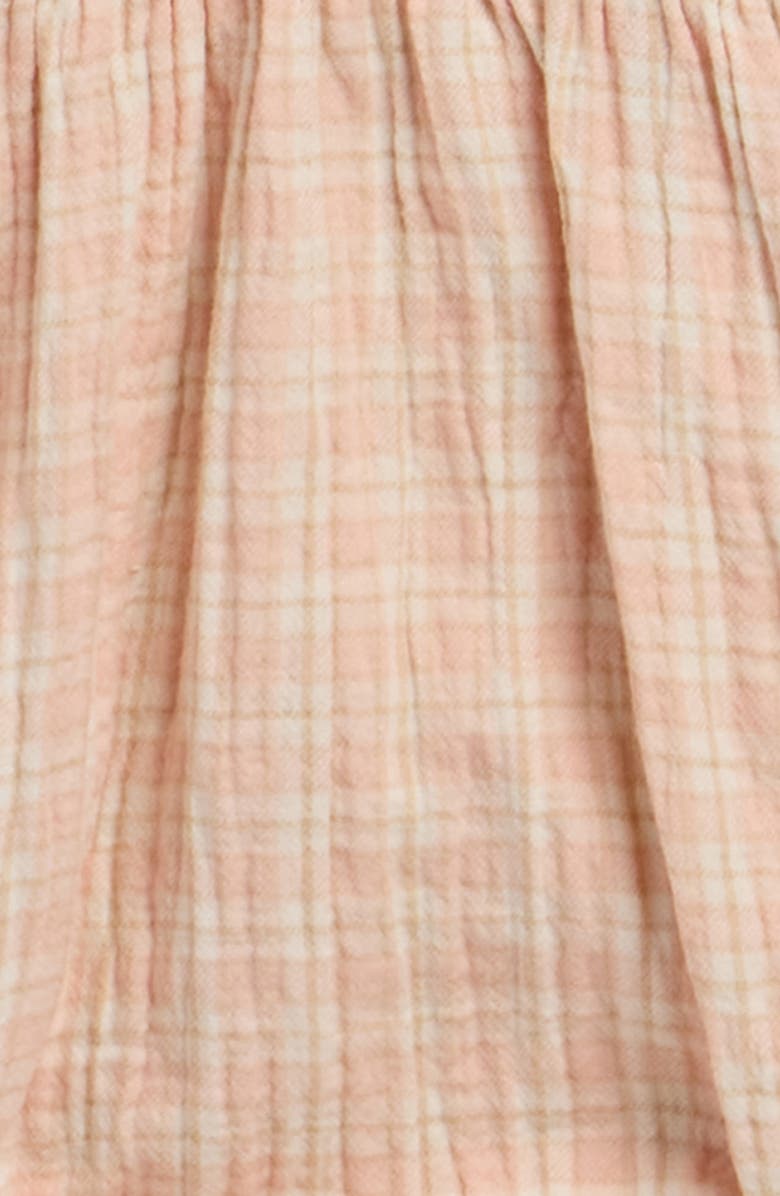 QUINCY MAE Callie Embroidered Collar Romper, Alternate, color, Pink