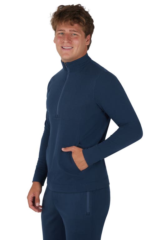 90 Degree By Reflex Tek Scuba Pullover In Blue