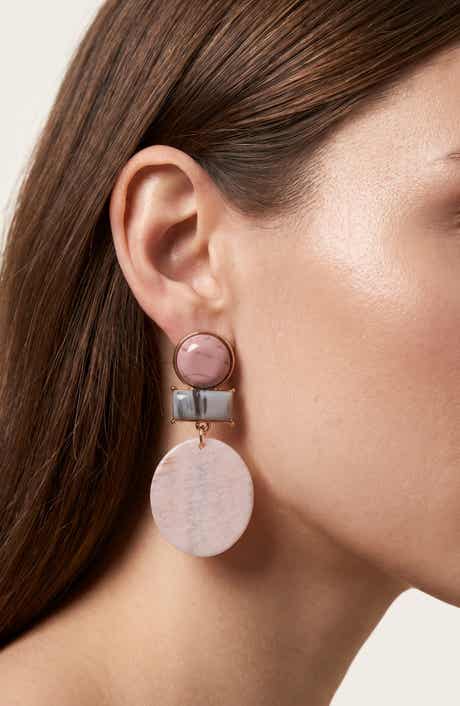 Geometric Drop Earrings