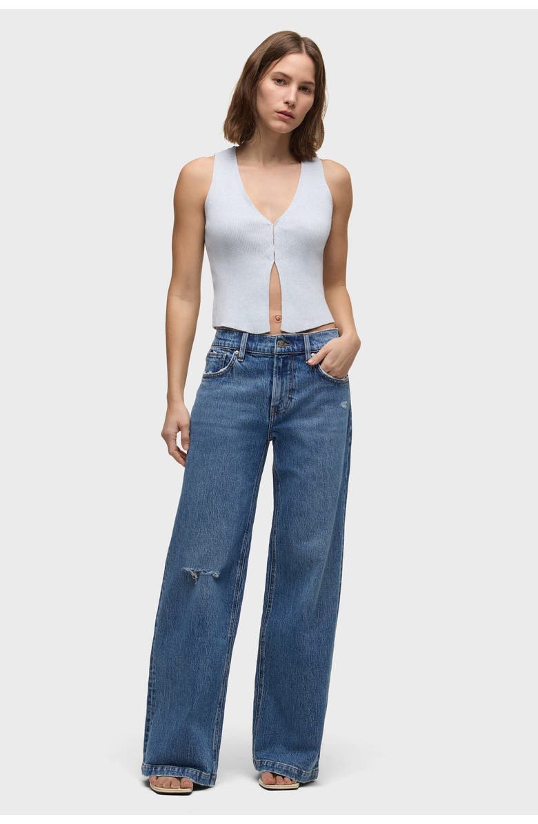 Hudson Jeans rylee low-rise loose pant, Alternate, color, Radical