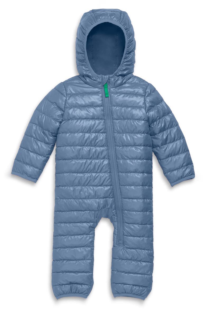 Lightweight Water Repellent Puffer Snowsuit, Main, color, DUSK