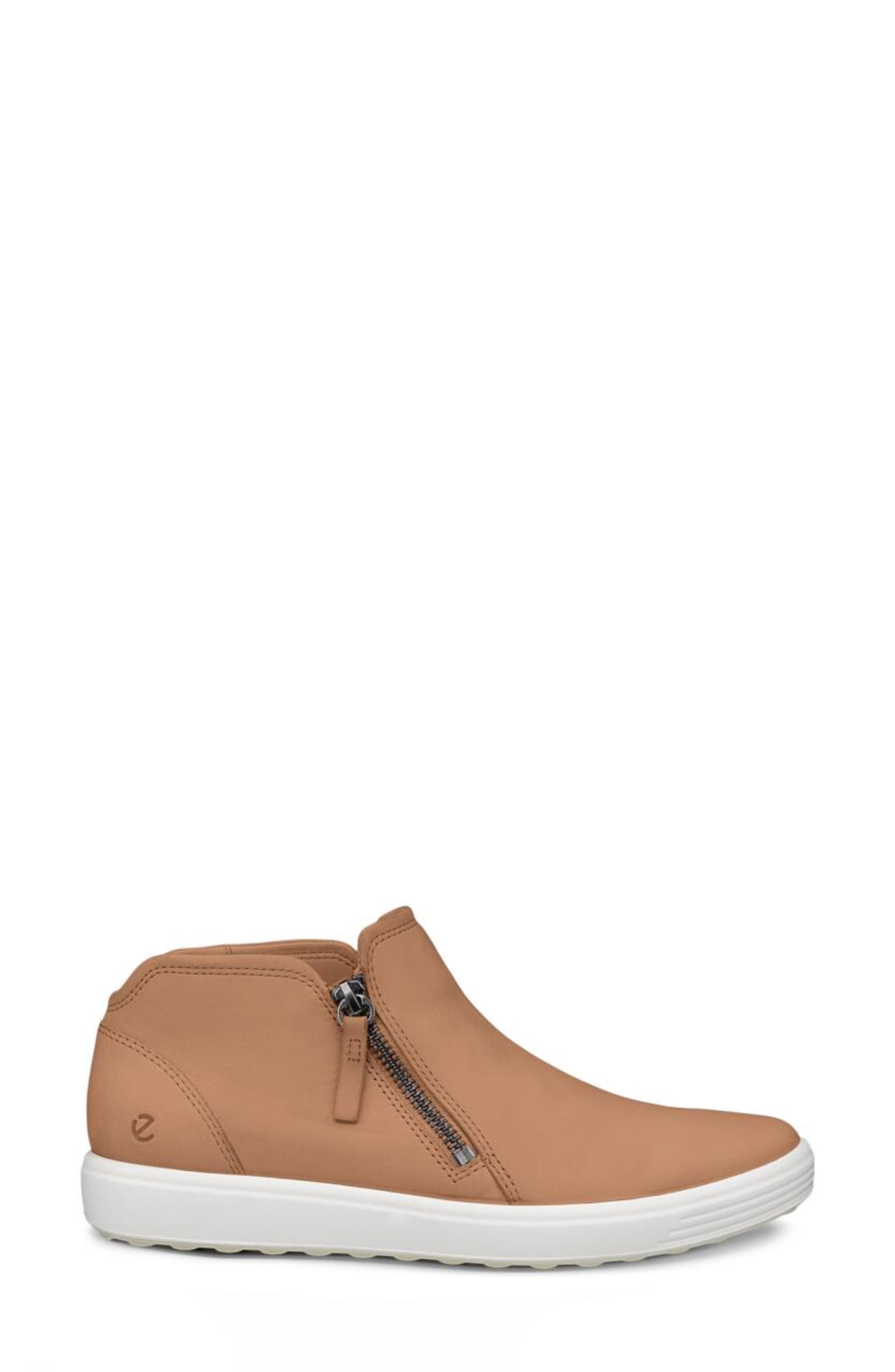 Soft 7 Mid Top Zip Sneaker, Alternate, color, CASHMERE