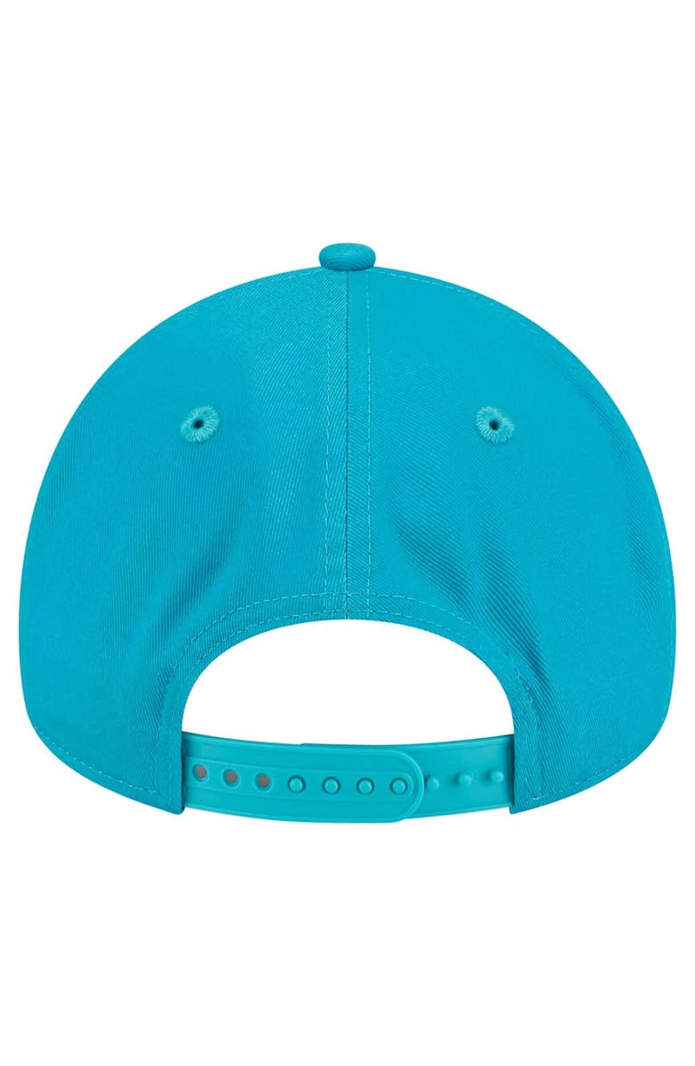 New Era Men's New Era Aqua Miami Dolphins Mystic 9FORTY A-Frame Adjustable Hat, Alternate, color, Aqua