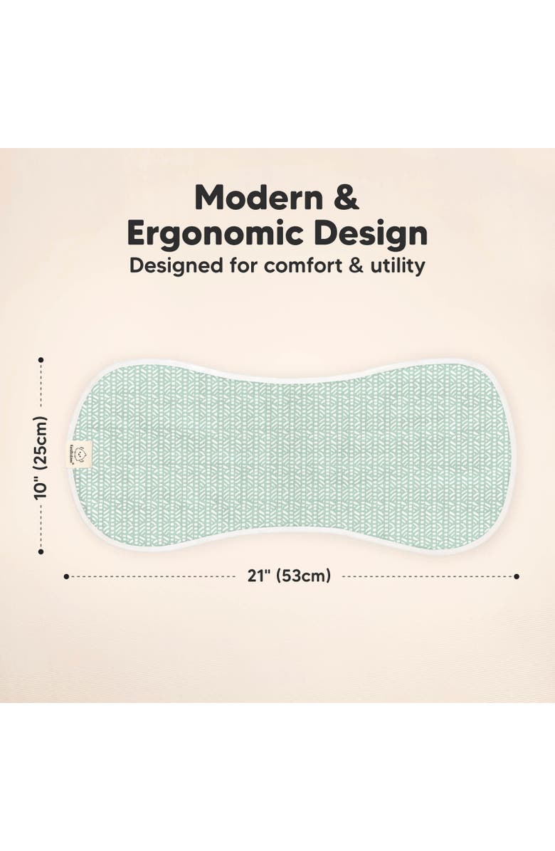 KeaBabies Softe Muslin Baby Burp Cloth, Alternate, color, Nordic