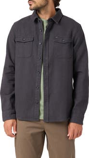 O'Neill Blanket Cotton Flannel Button-Up Overshirt