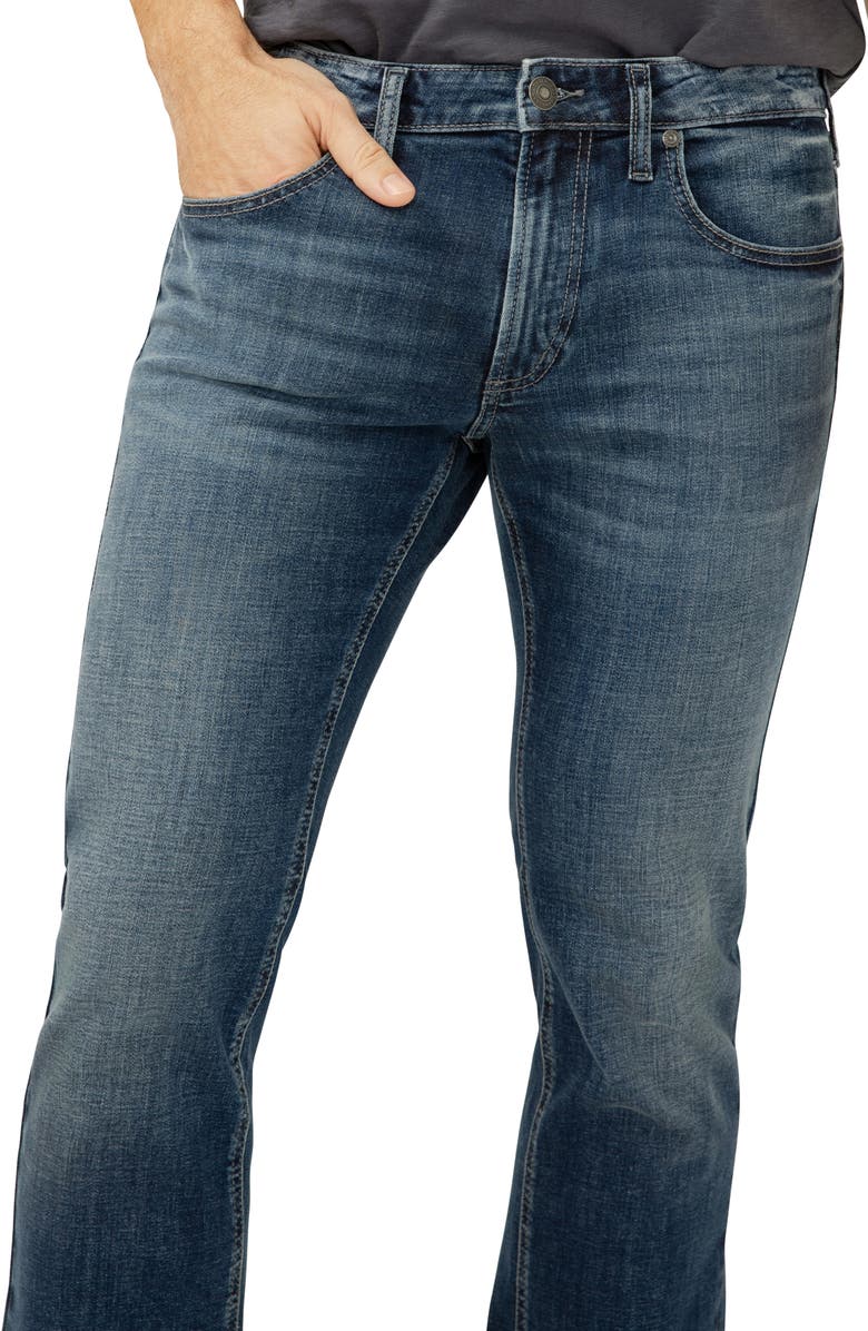 Silver Jeans Co. Allan Slim Straight Leg Jeans, Alternate, color, Ace