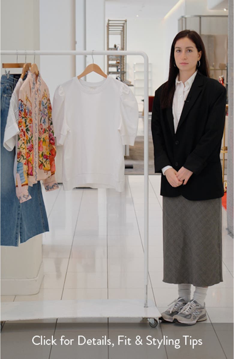 Puff Short Sleeve Sweatshirt, sales video thumbnail