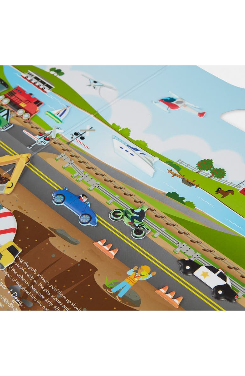 Melissa & Doug Vehicles Puffy Sticker Playset, Alternate, color, Multi