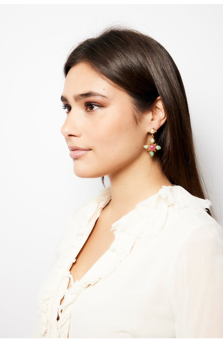 SYLVIA TOLEDANO Medicis Earrings, Alternate, color, Multi