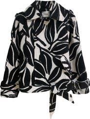 BAACAL Marlo Short Moto Trench Coat