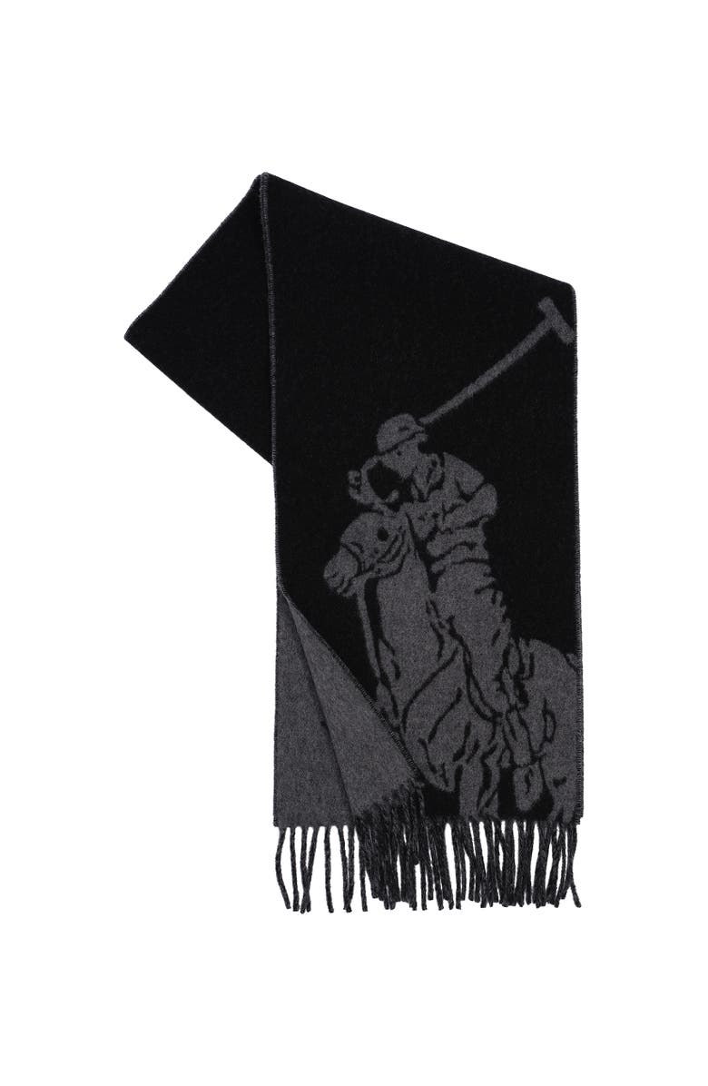 Polo Ralph Lauren Big Pony Jacquard Scarf, Main, color, 