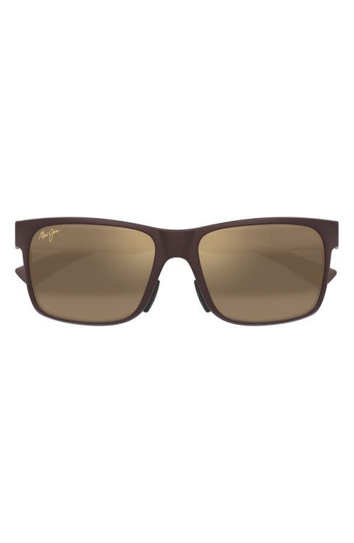 Maui Jim Ho'opili 58mm Polarizedplus2® Rectangular Sunglasses