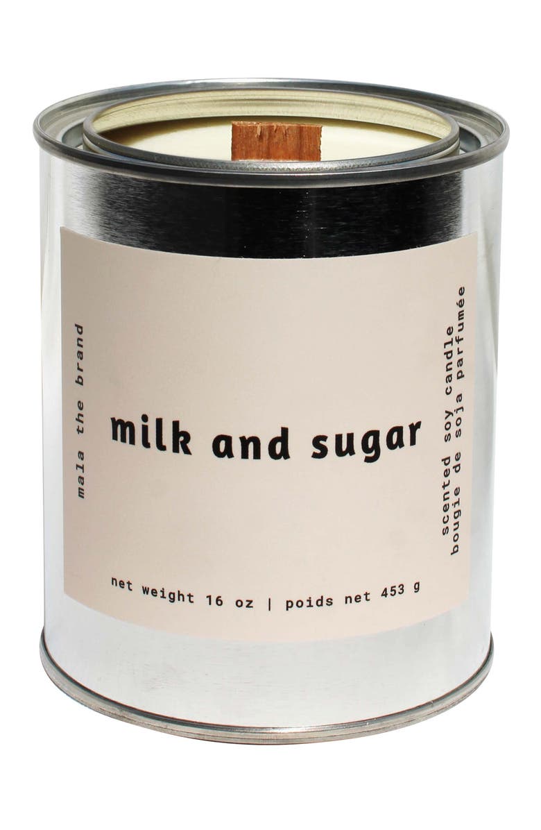 Mala the Brand Milk & Sugar Candle, Main, color,