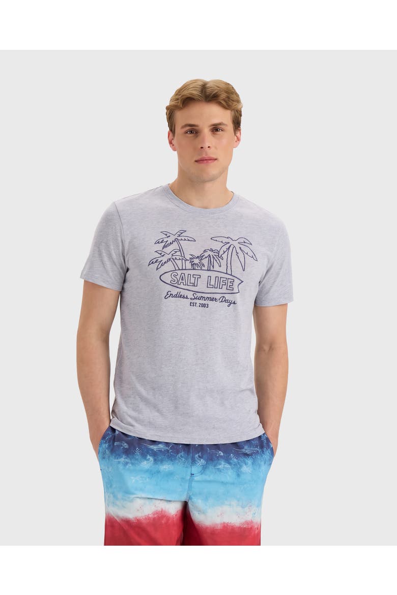Laid Back Days Short Sleeve Tee, Main, color, ATHLETIC HEATHER