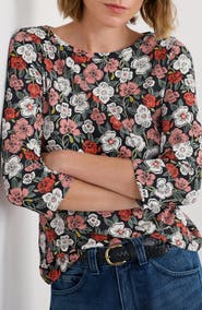 Seasalt Cornwall Easel Stretch Organic Cotton Top