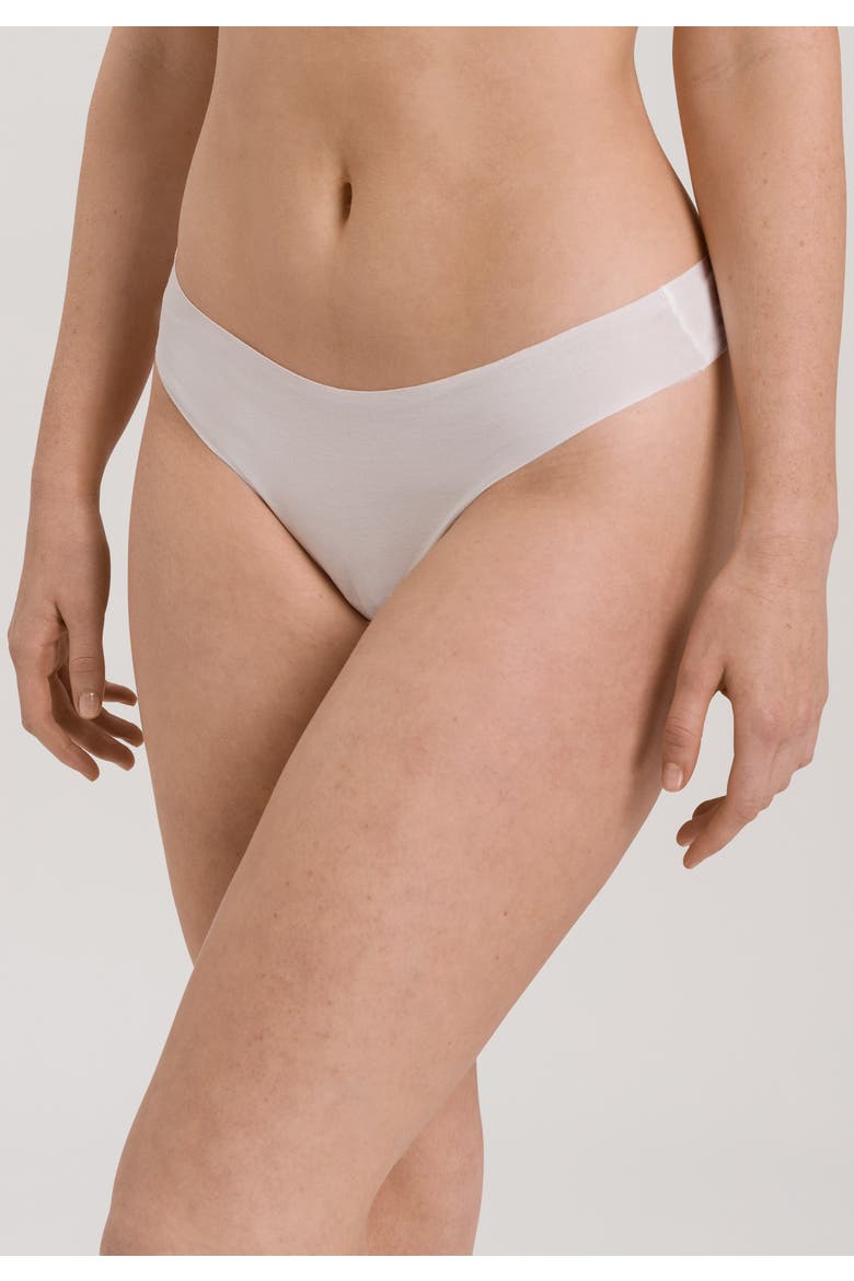 Invisible Cotton Thong, Alternate, color, White