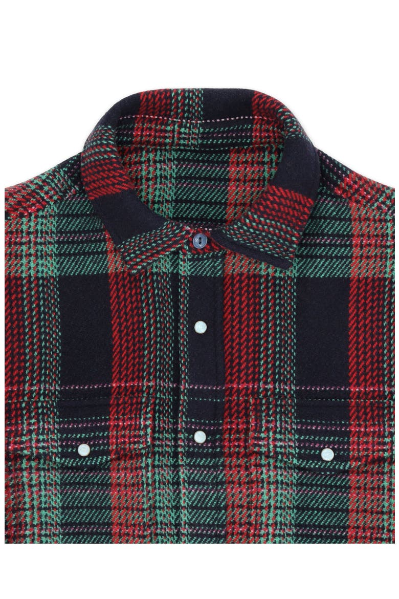 Plaid Cashmere Overshirt, Alternate, color, Multicolor