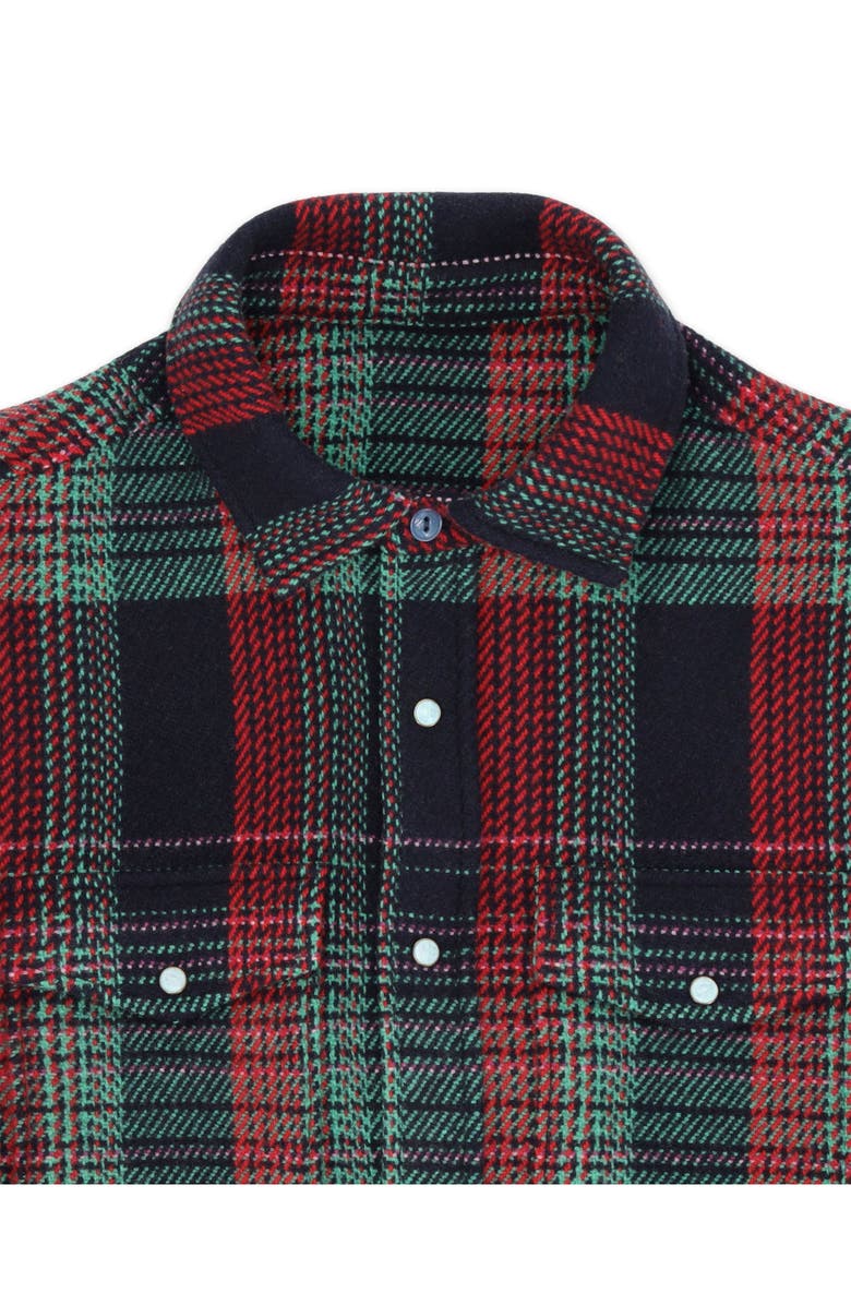 Fortela Plaid Cashmere Overshirt, Alternate, color, Multicolor