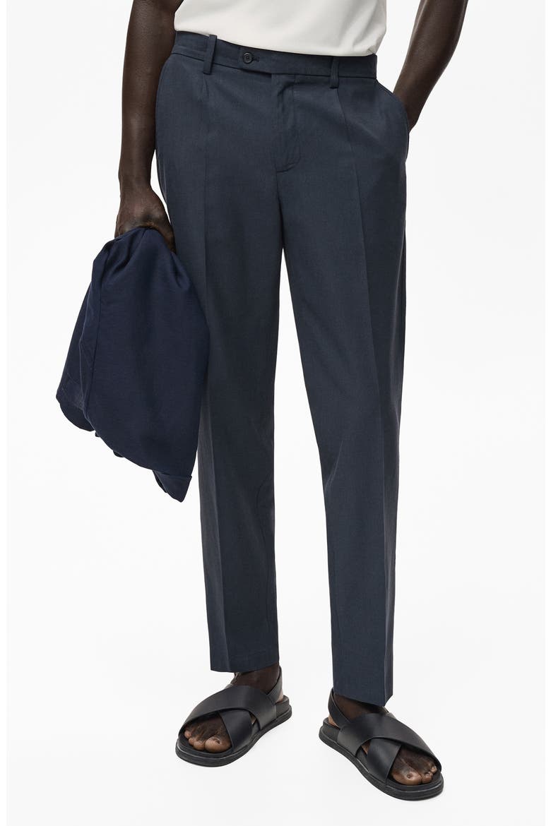 Tapered Crop Chinos, Main, color, NAVY