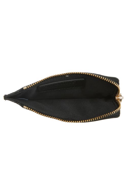 Valentino By Mario Valentino Tiny Leather Crossbody Bag In Black