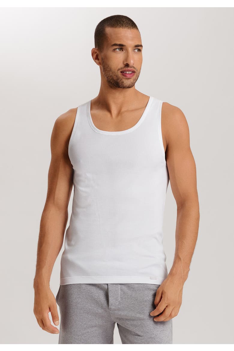 Cotton Essentials Cotton Tank Top, Alternate, color, White