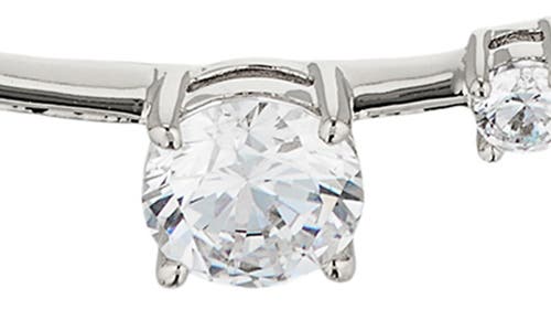 Nadri Evelyn Frontal Necklace In Silver