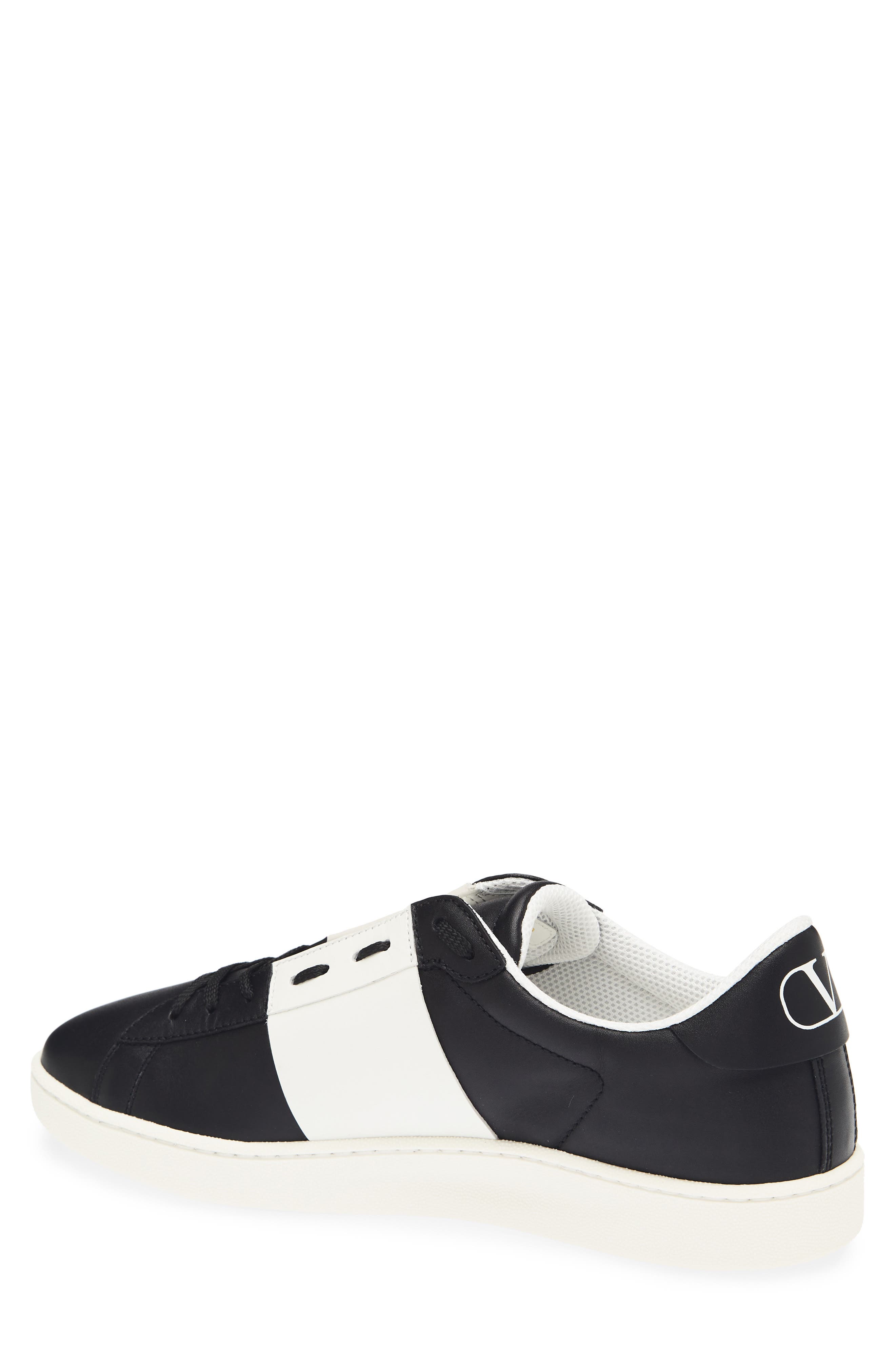 Open Sneaker, Alternate, color, BLACK/ WHITE