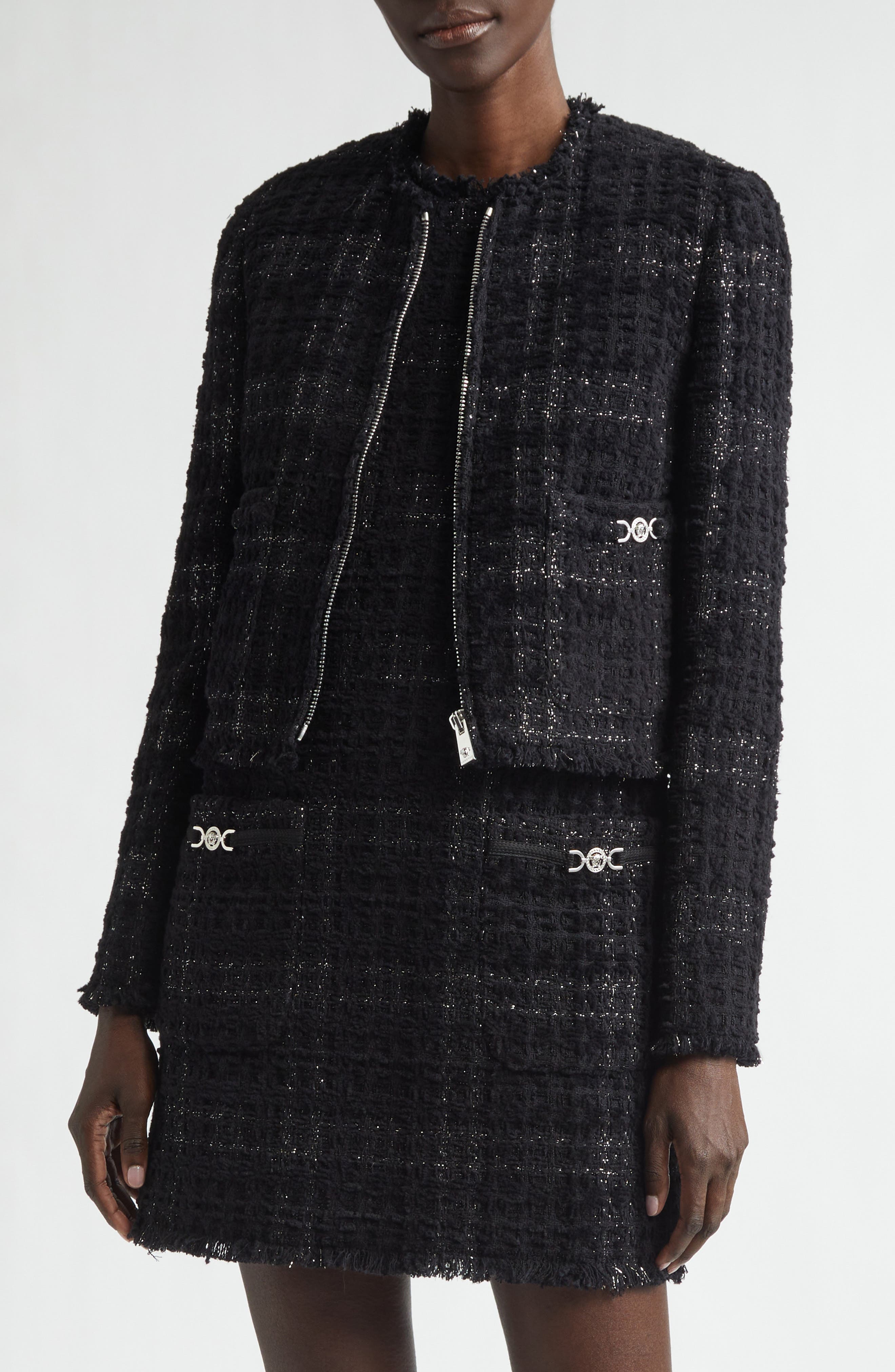 Medusa '95 Metallic Tweed Jacket
