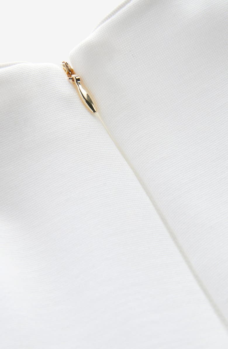 Baker by Ted Baker Ruffle Mixed Media Dress, Alternate, color, 