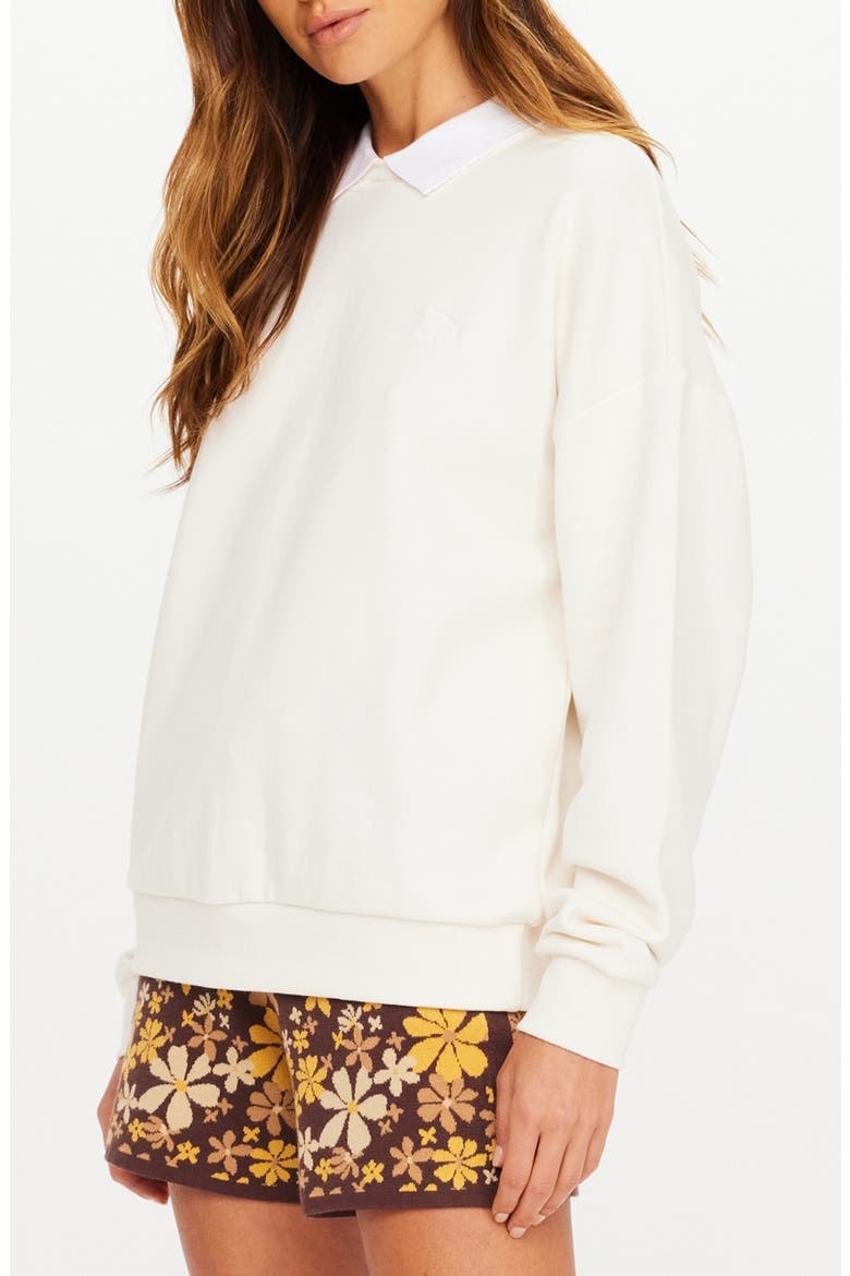 Pascal Collared Sweatshirt, Alternate, color, NATURAL