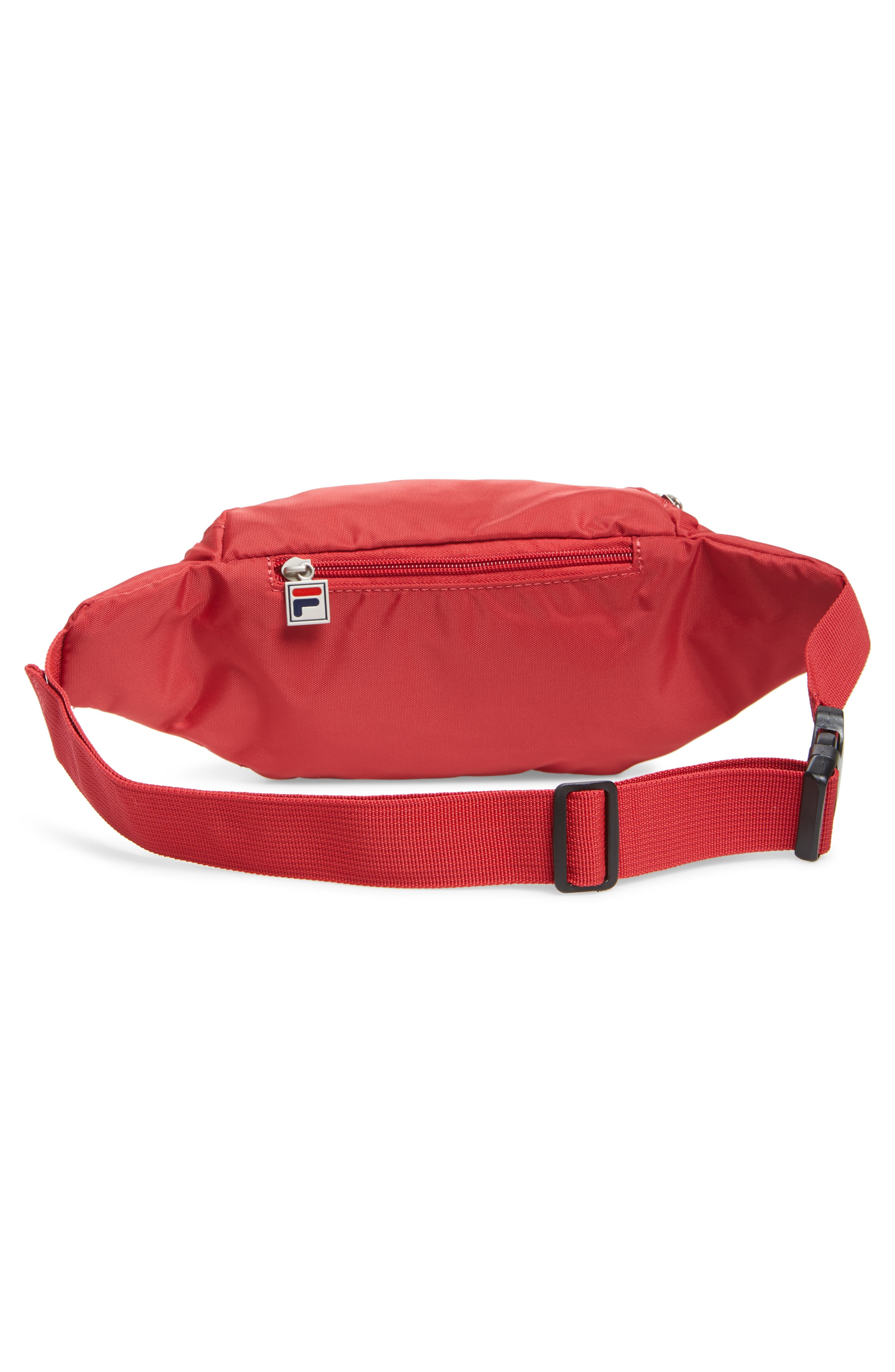 Logo Belt Bag, Alternate, color, CHINESE RED/ PEACH/ WHITE