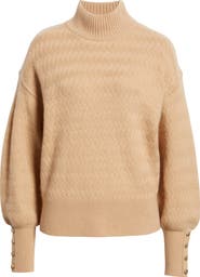 Elie Tahari The Tricia Cashmere Turtleneck Sweater