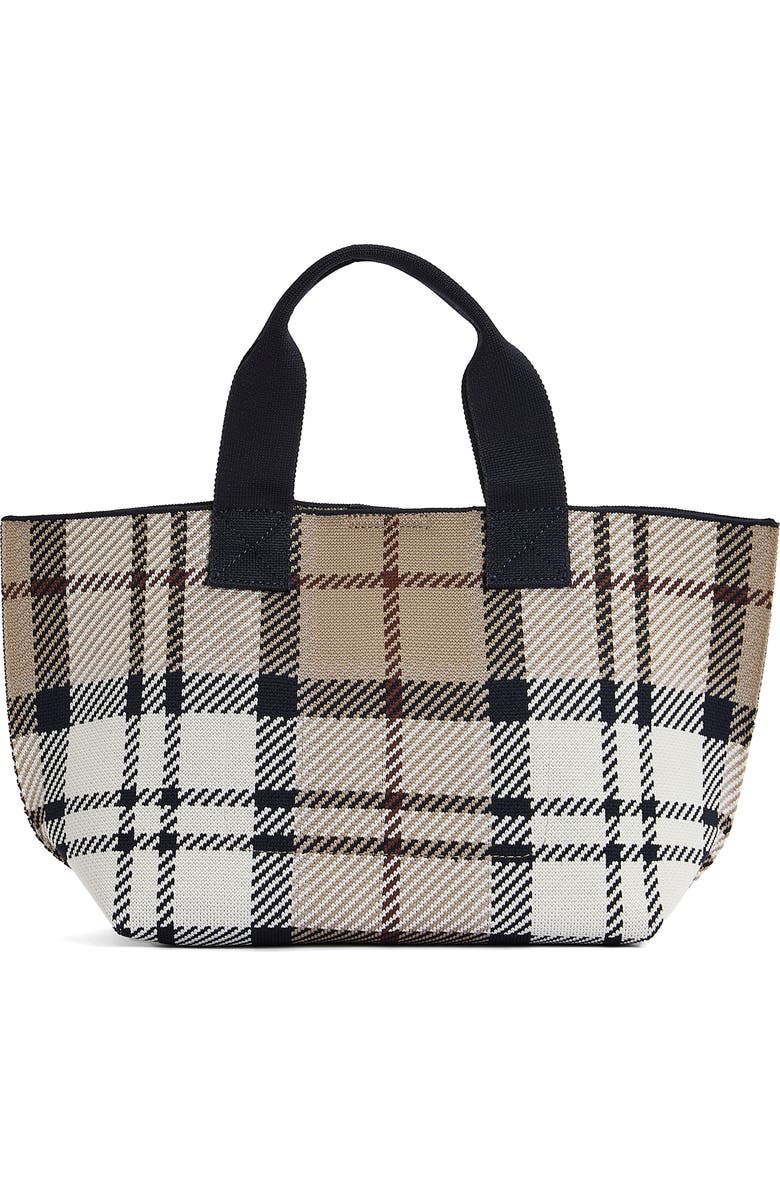 Barbour Layla Tartan Mini Tote Bag, Alternate, color, Rosewood Tartan