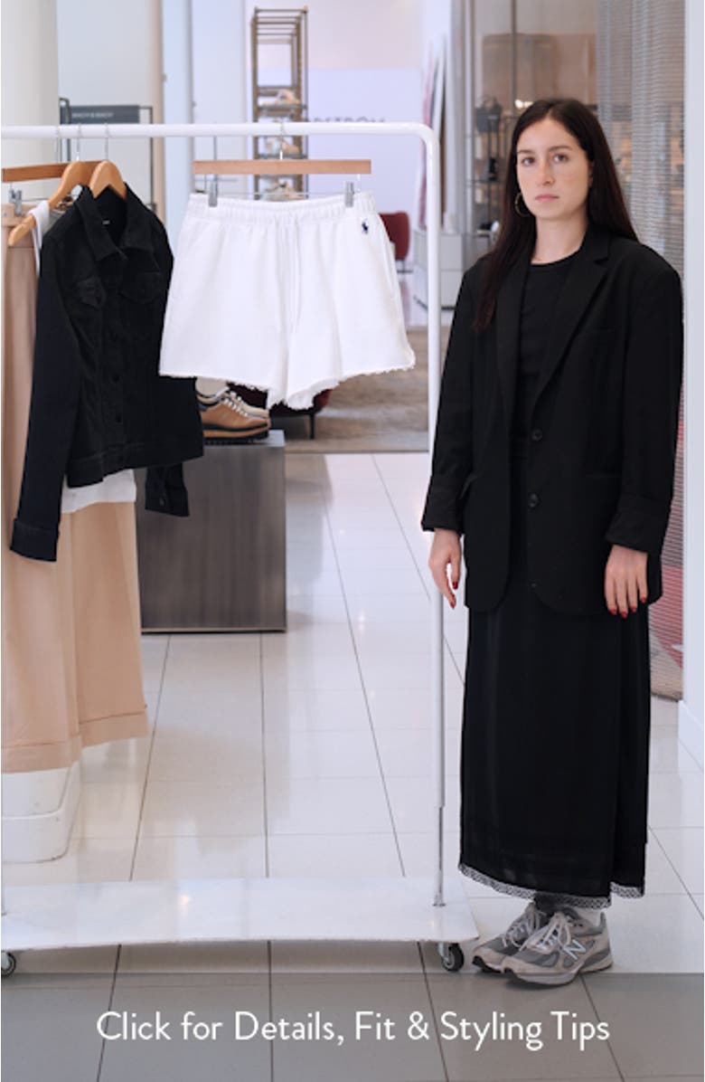 Lightweight Fleece Drawstring Shorts, sales video thumbnail