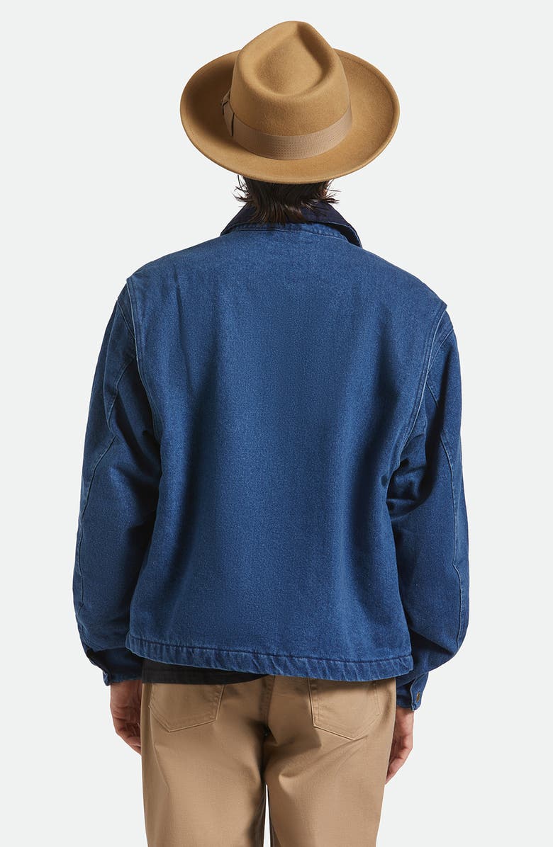 Brixton Swindle Wool Fedora, Alternate, color, Antique Bronze