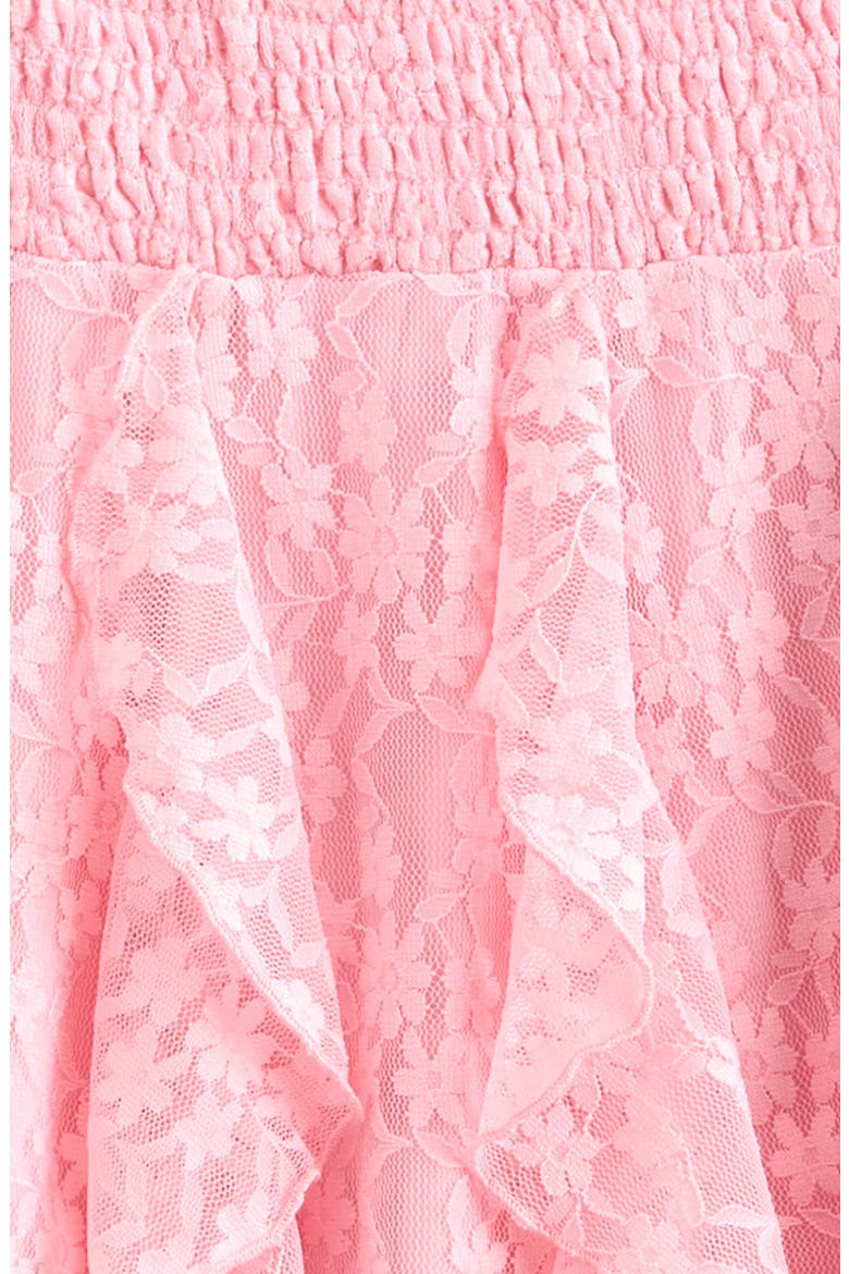 Kids' Tiered Lace Skort, Alternate, color, PINK ORCHID