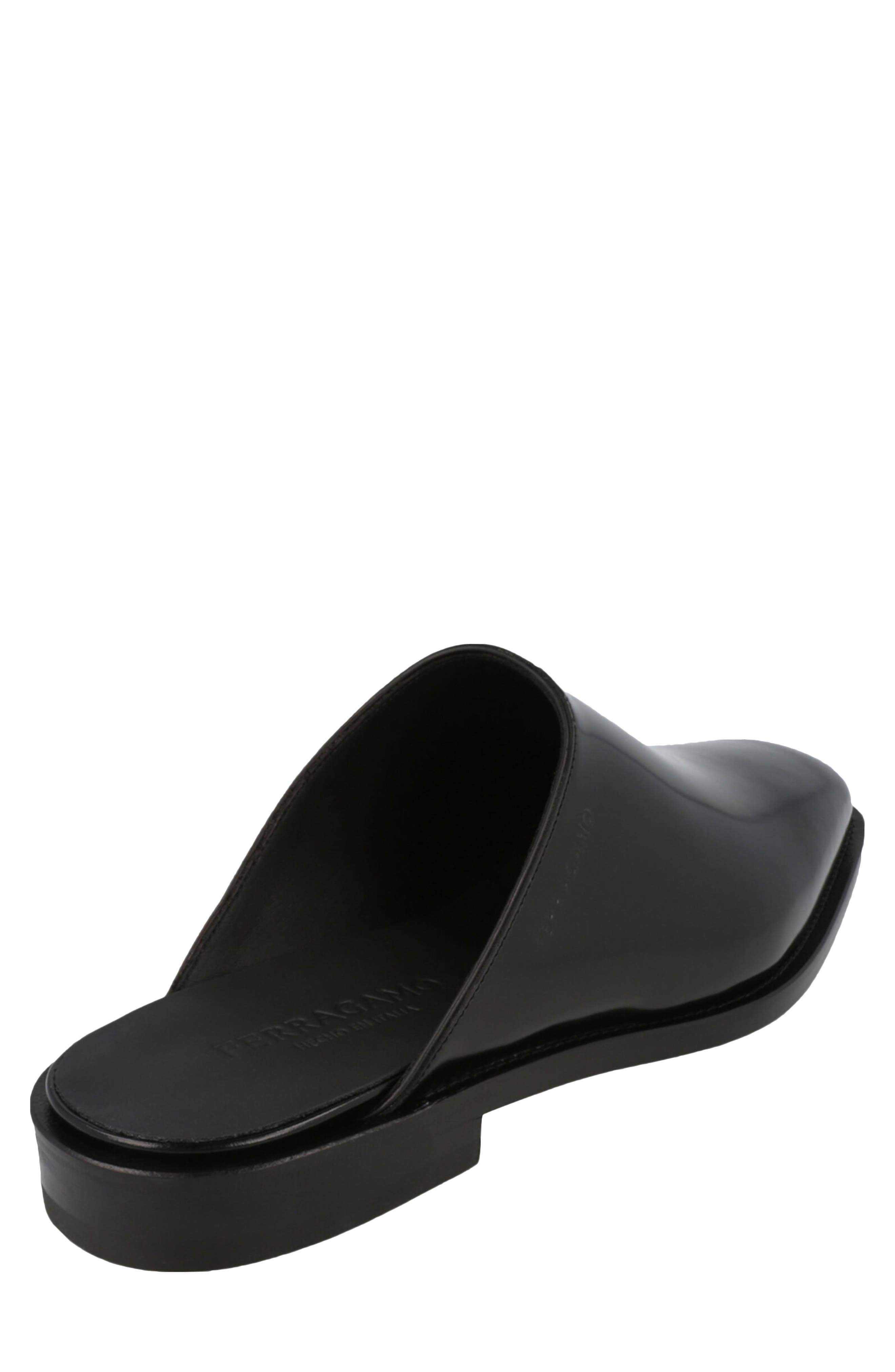 FERRAGAMO Gasco Mule, Alternate, color, Black