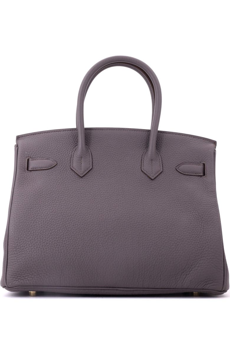 Pre-Owned Hermes Birkin Handbag Grey Togo with Gold Hardware 30, Alternate, color, Etain