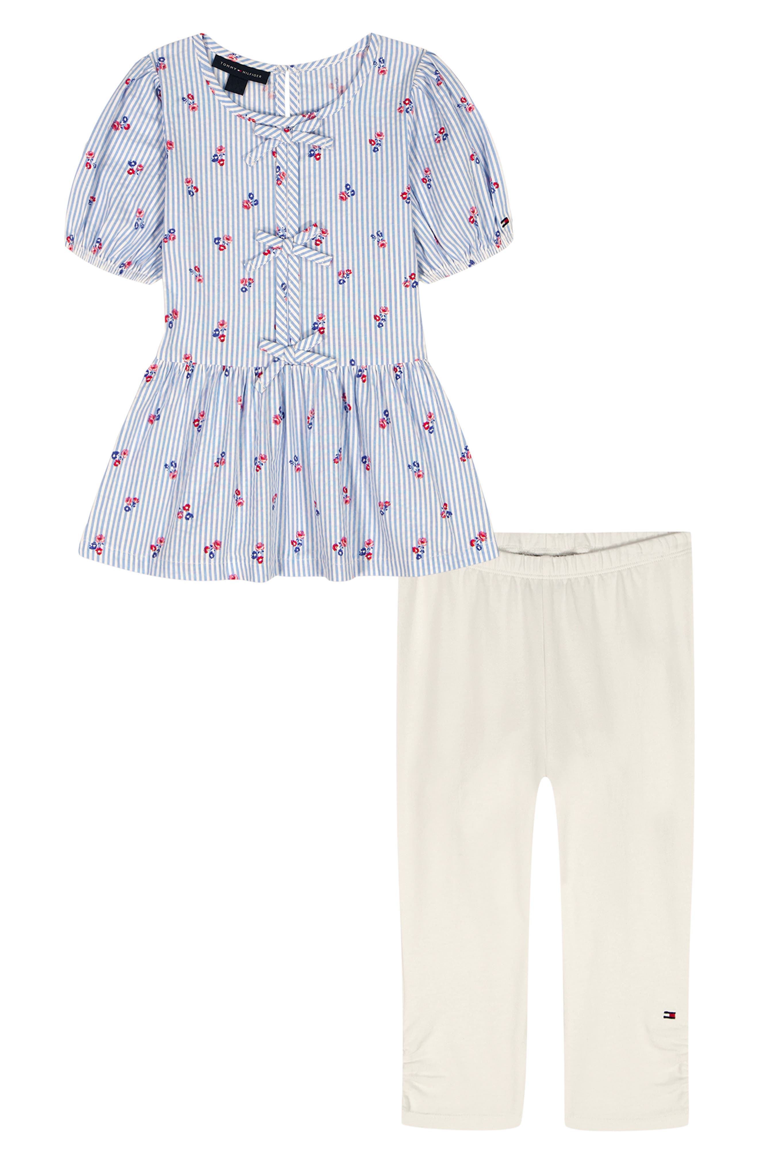 Tommy Hilfiger Stripe Tunic & Leggings Set