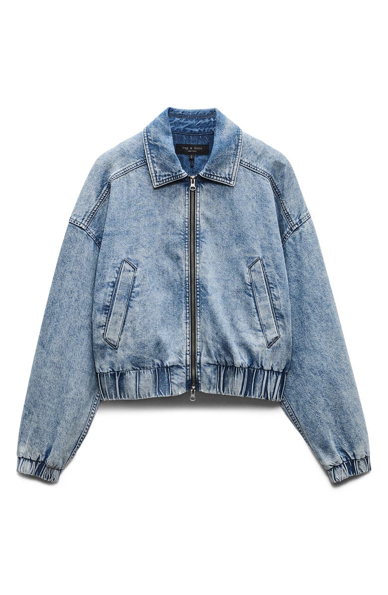 rag & bone Lara Featherlight Denim Jacket, Alternate, color, 