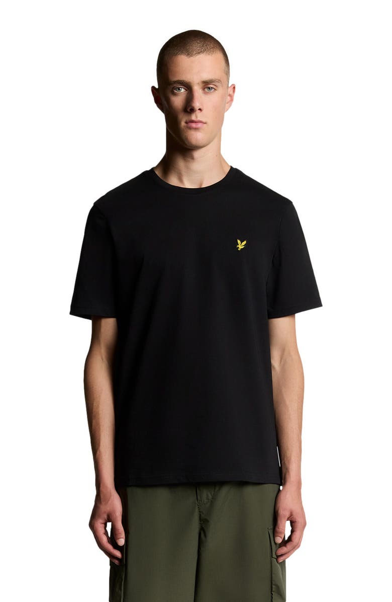 Lyle & Scott Crew Neck Short Sleeve T-Shirt, Alternate, color, Jet Black