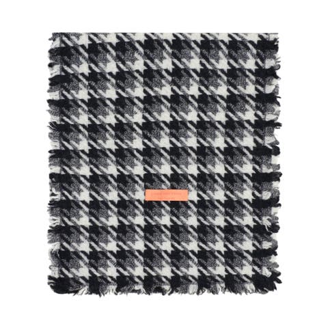 "Houndstooth" Cashmere Scarf