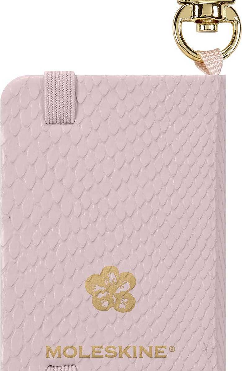 Moleskine Mini Notebook Charm, Alternate, color, Pink Floral