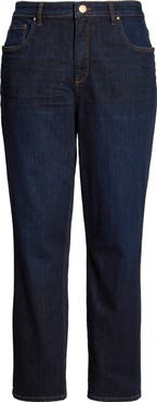 KUT from the Kloth Naomi High Waist Ankle Straight Leg Jeans