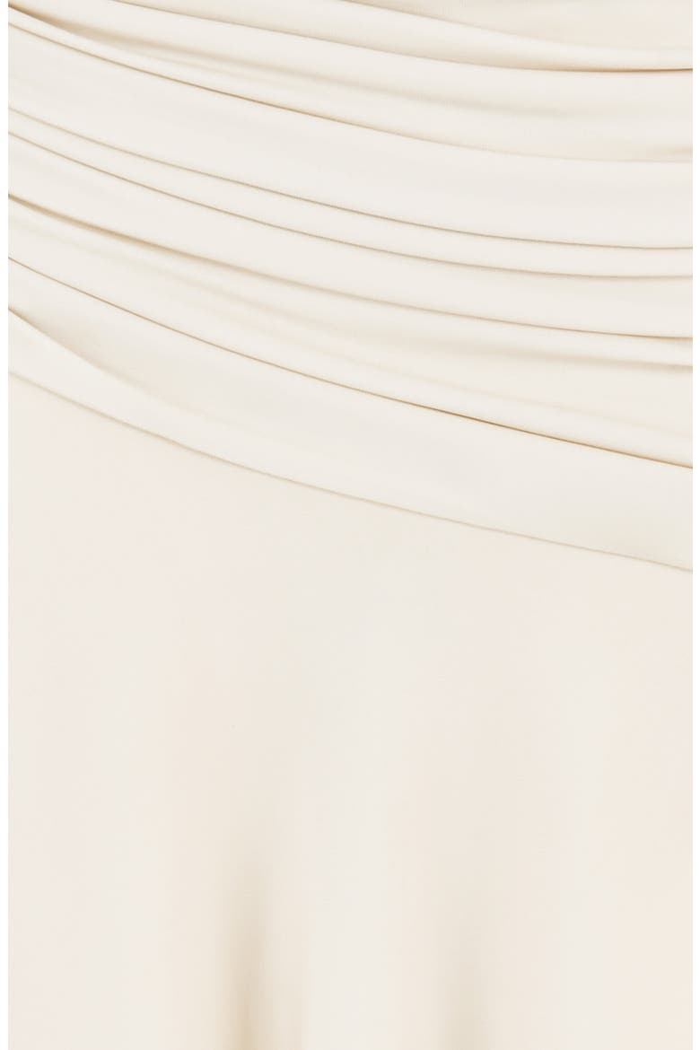 Flowy Ruched Midi Skirt, Alternate, color, OFF-WHITE