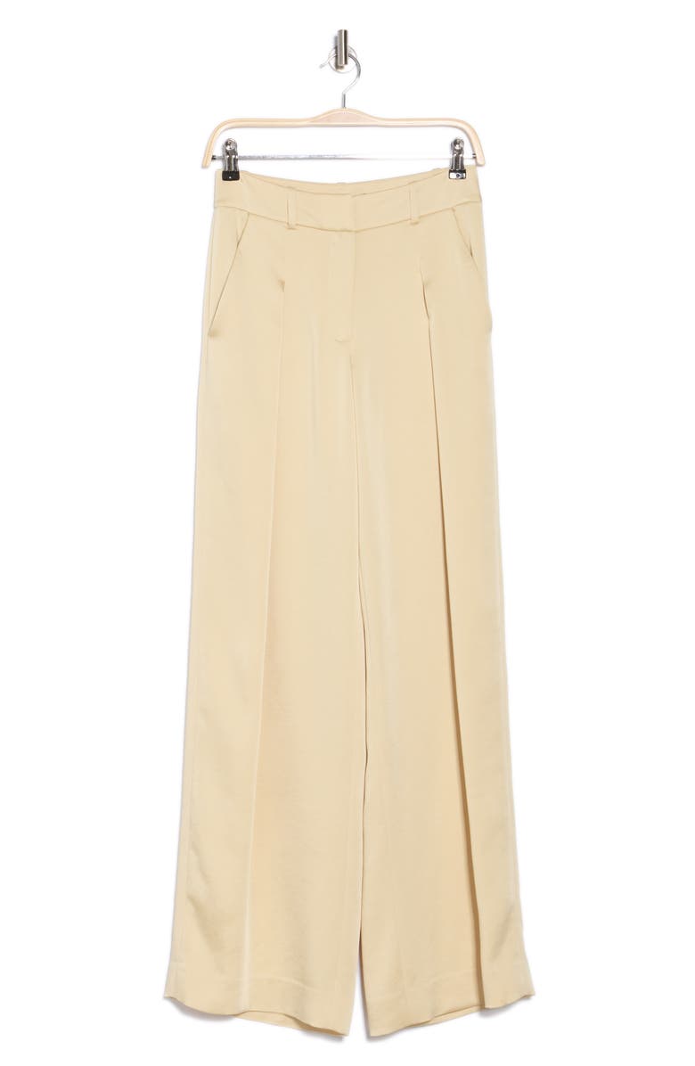 Simkhai Mercer Pleated Pants, Alternate, color, Butter