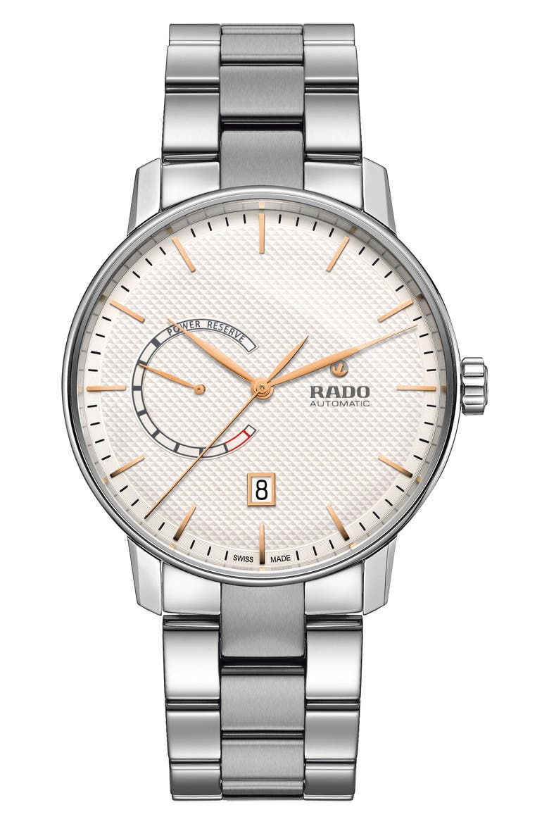 Coupole Classic Automatic Bracelet Watch, 41mm, Main, color, SILVER