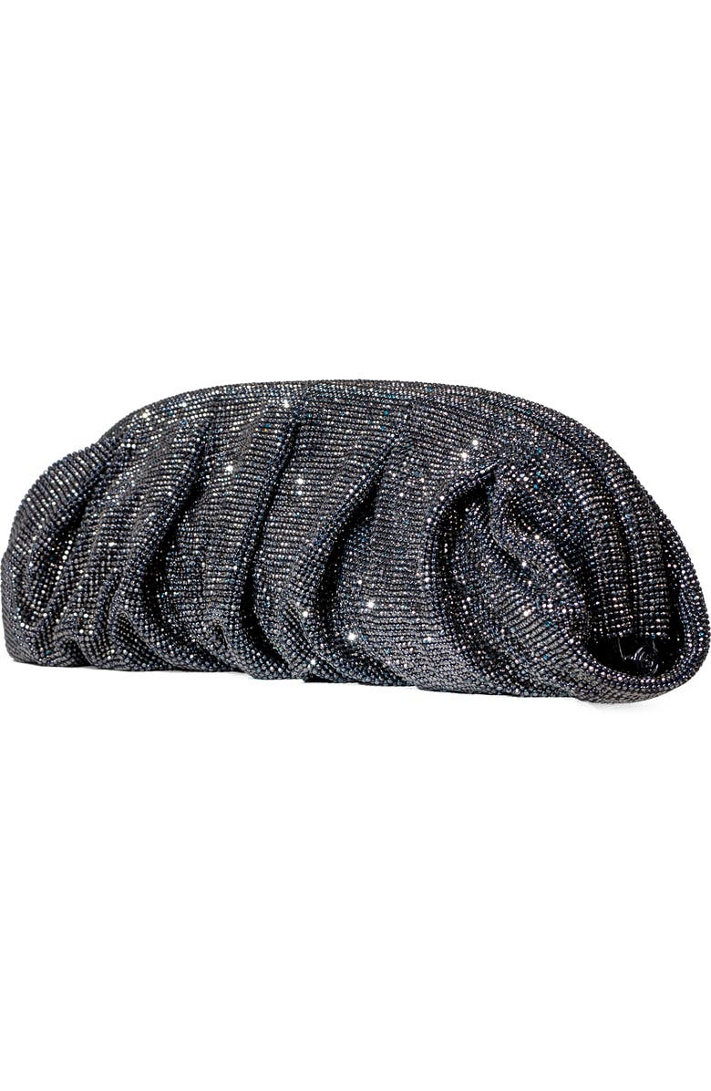 Benedetta Bruzziches La Couchee Crystal Mesh Clutch, Alternate, color,