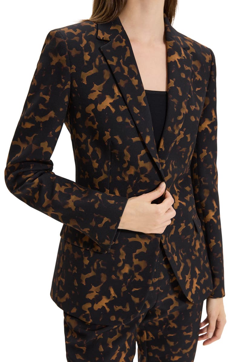 Theory Staple Slim Fit One-Button Blazer, Alternate, color,